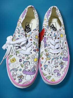 Vans Authentic Fairy Tale Sneakers Size 1 Kids